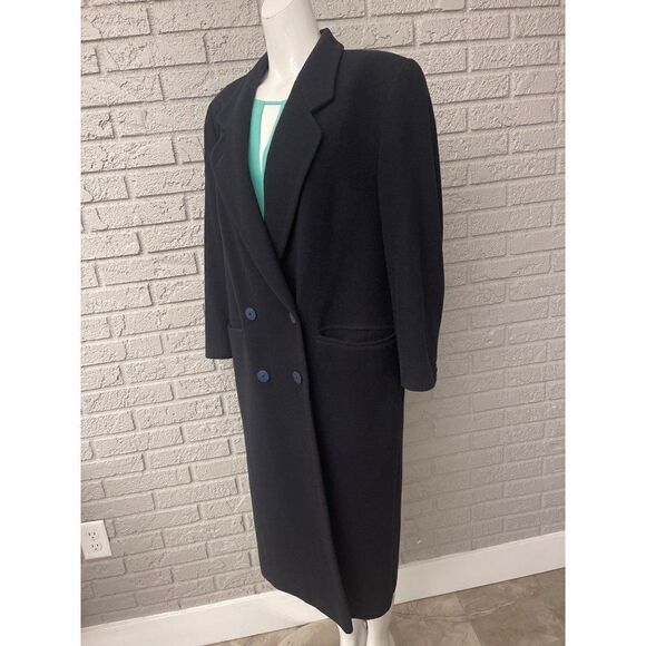 Joseph Janard Long Cashmere Blend Double Breasted Coat Size 36 - Picture 4 of 10